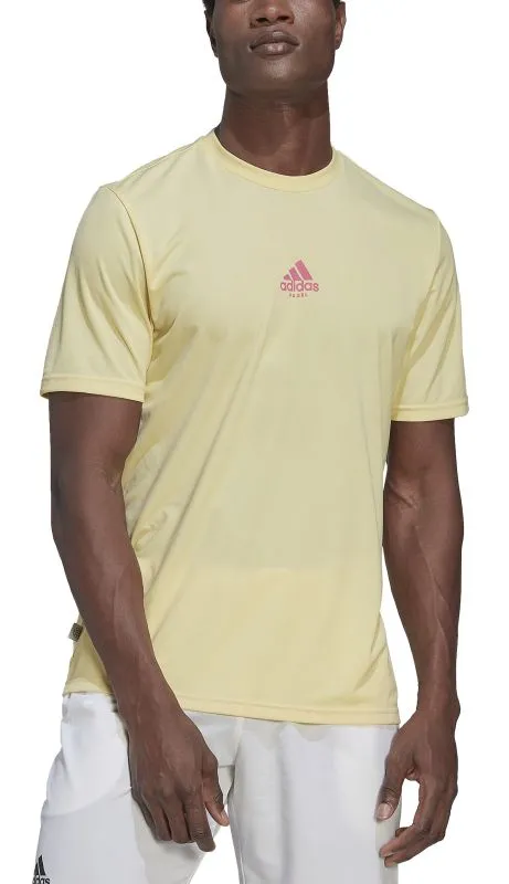 Adidas Padel Tee - almost yellow