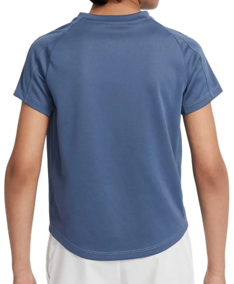 Nike Court Dri-Fit Victory Short Sleeve Top - ashen slate/ashen slate/white