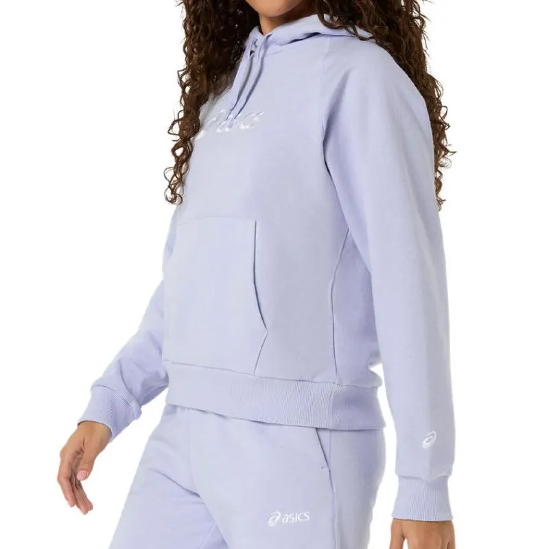 Asics Logo Fleece Pullover Hoodie - fresh air