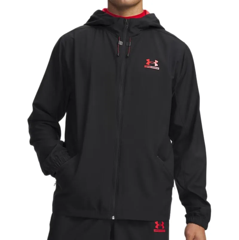 Under Armour Tech Sport Woven - black/racer red