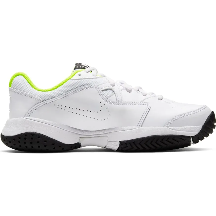Nike Jr Court Lite 2 - white/black/volt