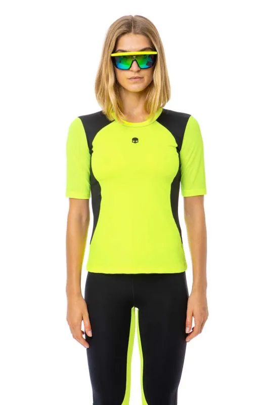 Hydrogen Second Skin Tee Woman - fluo yellow