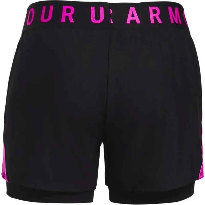 Under Armour Play Up 2in1 Shorts - black/pink