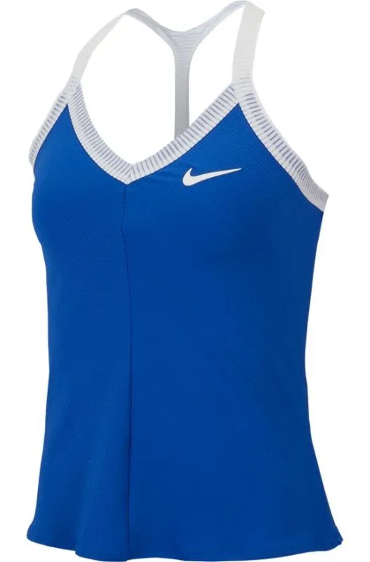 Koszulka Tenisowa Nike Court Tank Maria W - game royal/white/white # XS