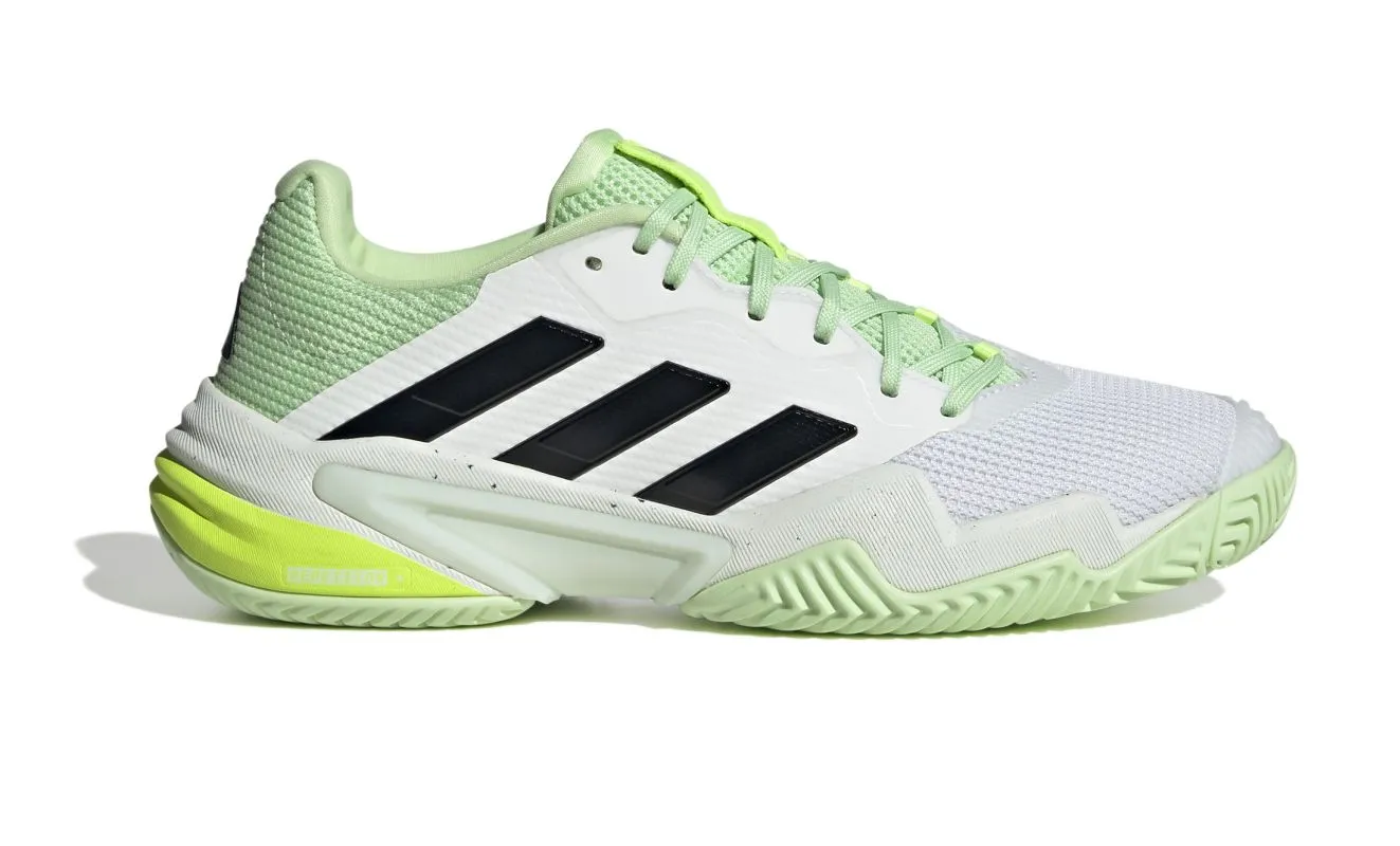Adidas Barricade 13 M - cloud white/semi green spark/core black