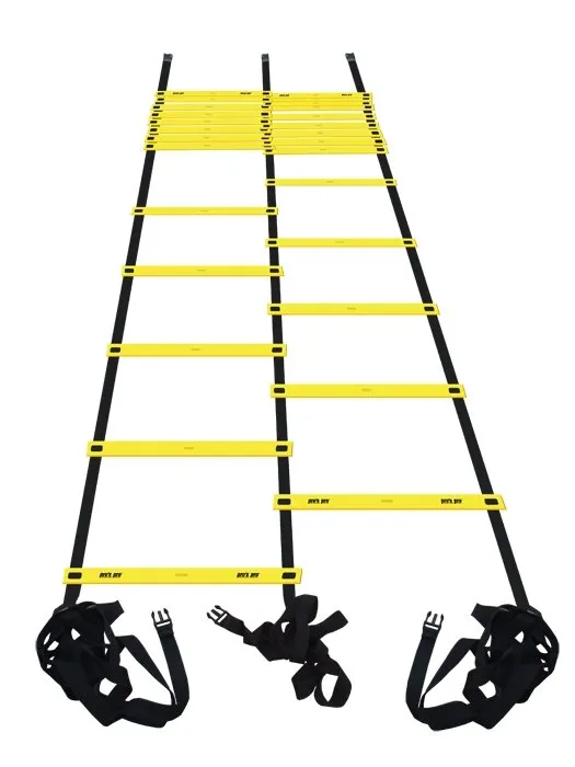 pro-s-pro-agility-ladder-double-9-m-yellow-black-1 Pro's Pro Agility Ladder Double (9 m) - yellow/black