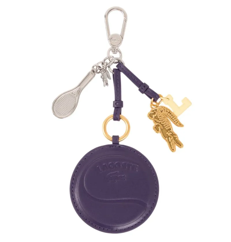 Lacoste Tennis Racket Mirror L Charms Key Ring - elixir