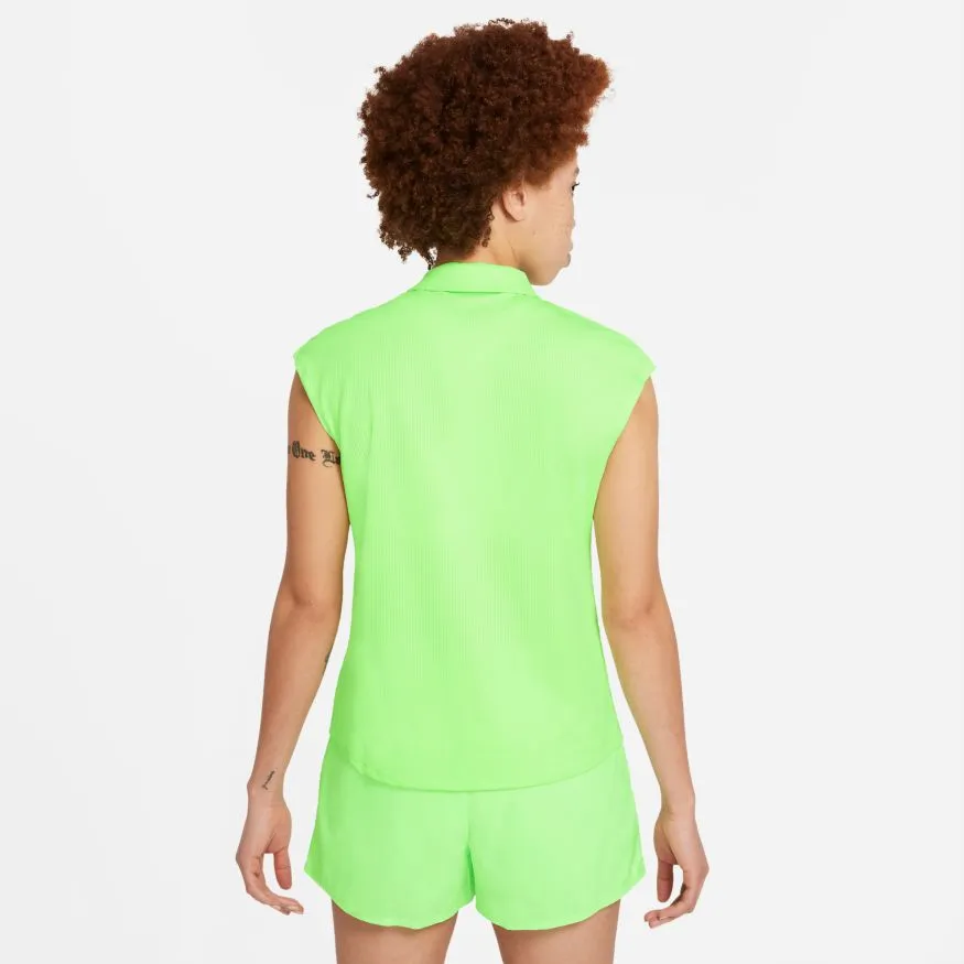 Nike Court Dri-Fit Victory Polo W - lime glow/white