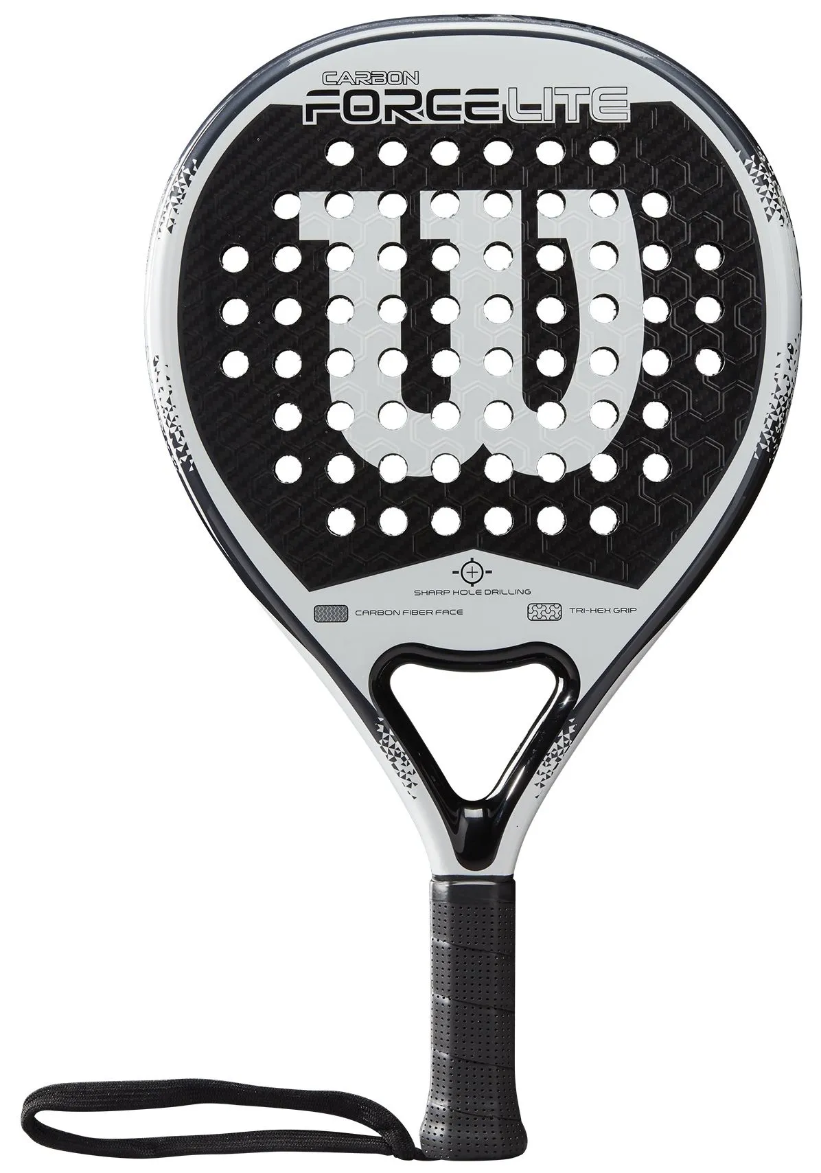 Wilson Carbon Force Lite Padel - white/grey