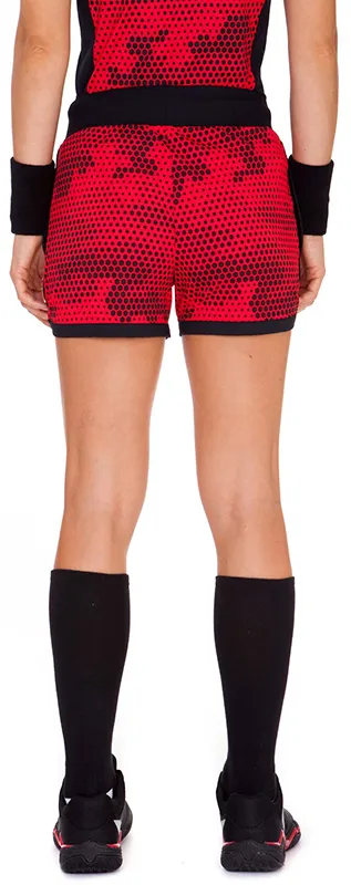 Hydrogen Women Tech Camo Shorts - red camouflage