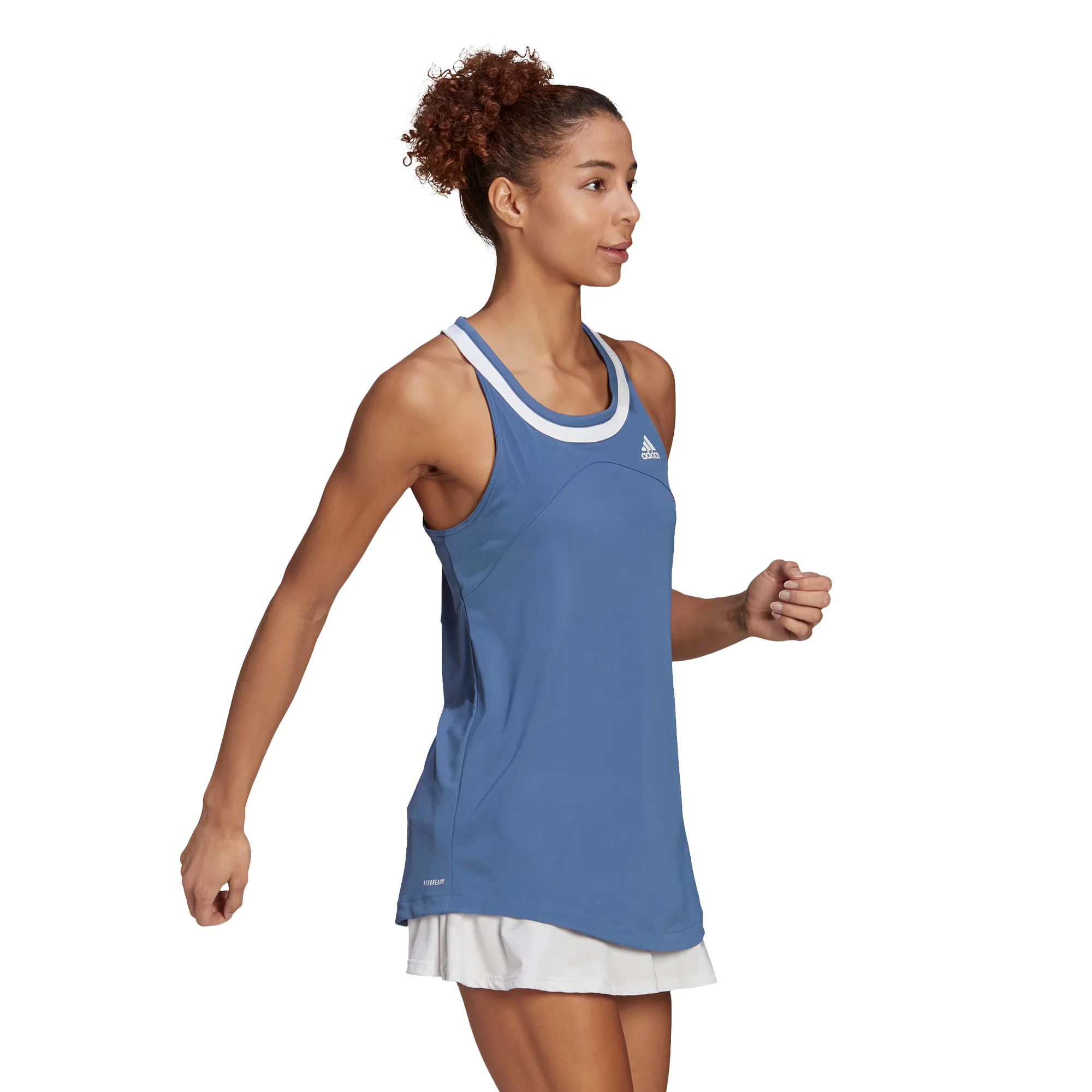 Adidas Club Tank Top W - crew blue/white