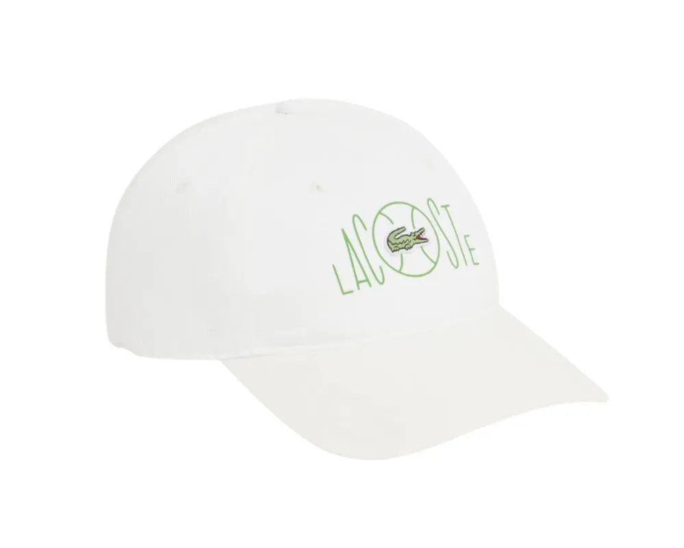 Lacoste Printed Cotton Twill - white Lacoste Printed Cotton Twill - white