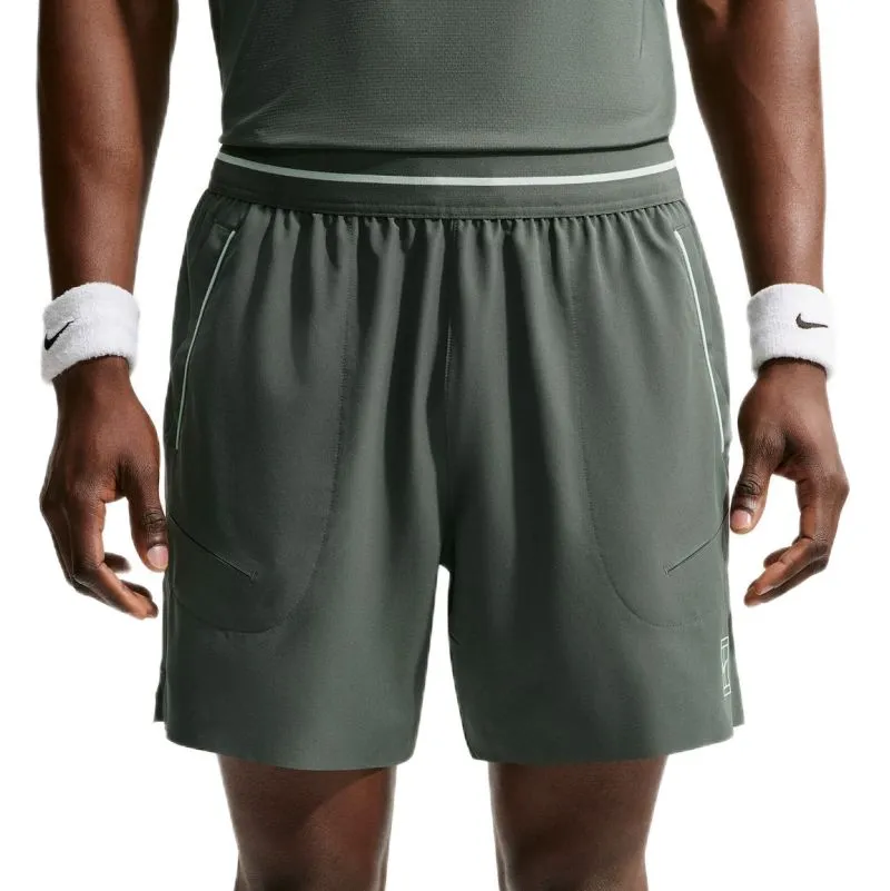 Nike Court Advantage Dri-Fit 6in Tennis - camo green/cucumber calm Nike Court Advantage Dri-Fit 6in Tennis - camo green/cucumber calm