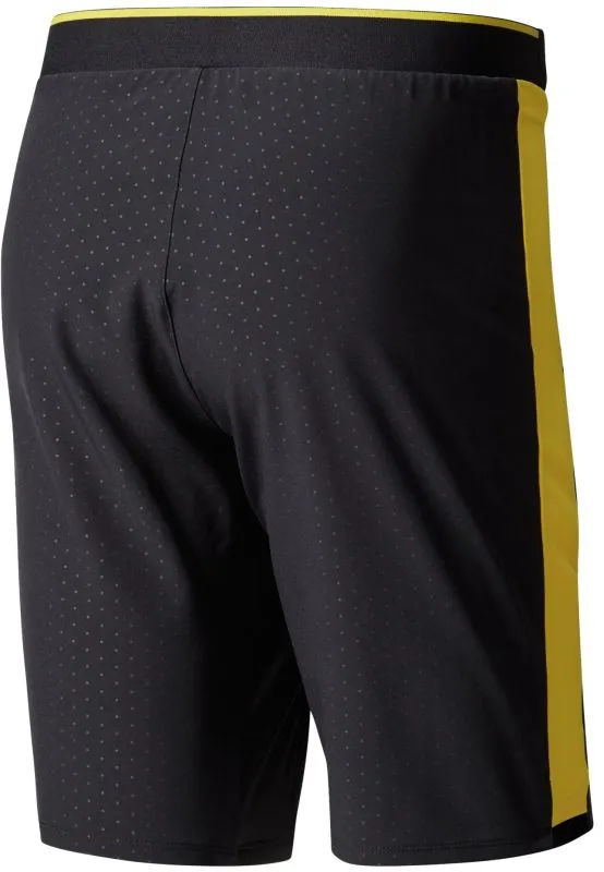 Adidas Barricade Woven Short - black/eqt yellow