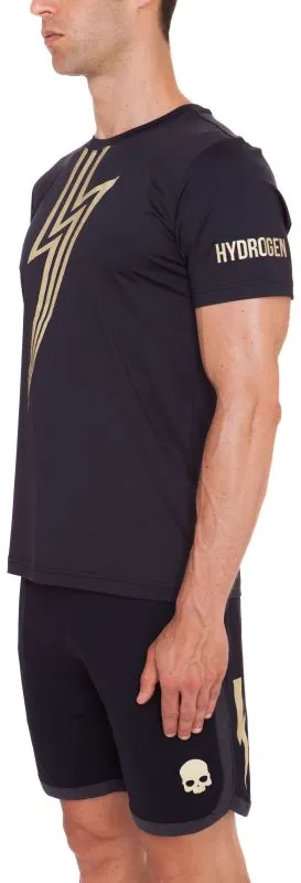 Hydrogen Flash Tech T-Shirt - black/gold