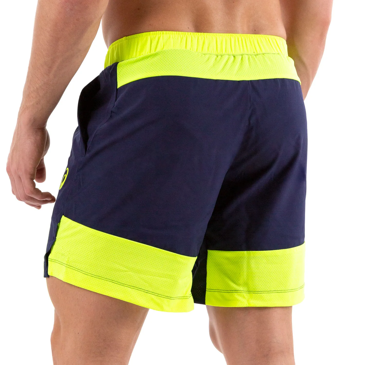 asics-club-m-7in-short-new-peacoat-safety-yellow-2 Asics Club M 7in Short New - peacoat/safety yellow