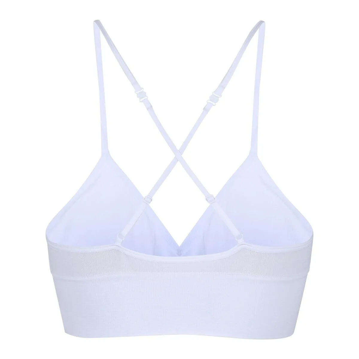 reebok-womens-seamless-bra-terri-1p-white-2 Reebok Womens Seamless Bra TERRI 1P - white