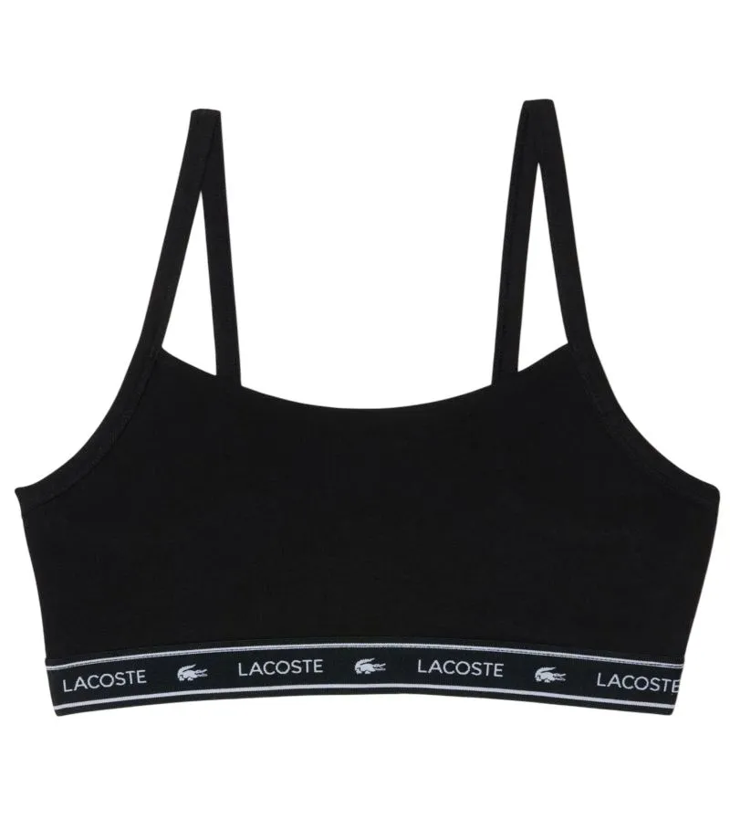 Lacoste Stretch Cotton Logo Band - black