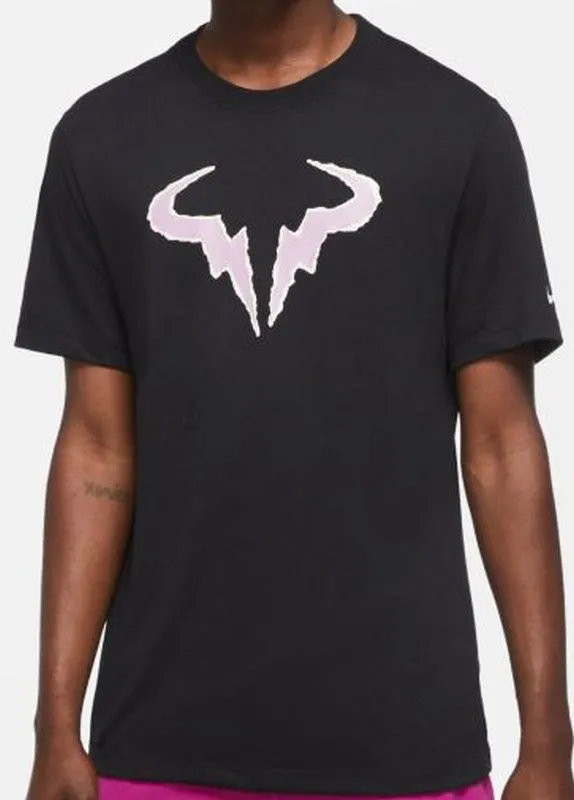 Nike Court Rafa Tee - black/purple Nike Court Rafa Tee - black/purple
