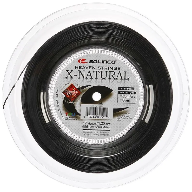 Solinco X-Natural (200 m) - black