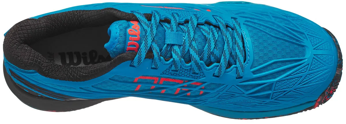 Wilson Kaos Clay Court - hawaiian ocean/black/fiery coral