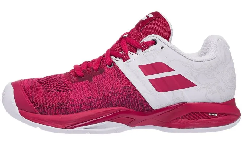 Babolat Propulse Blast Clay Women - white/vivacious red