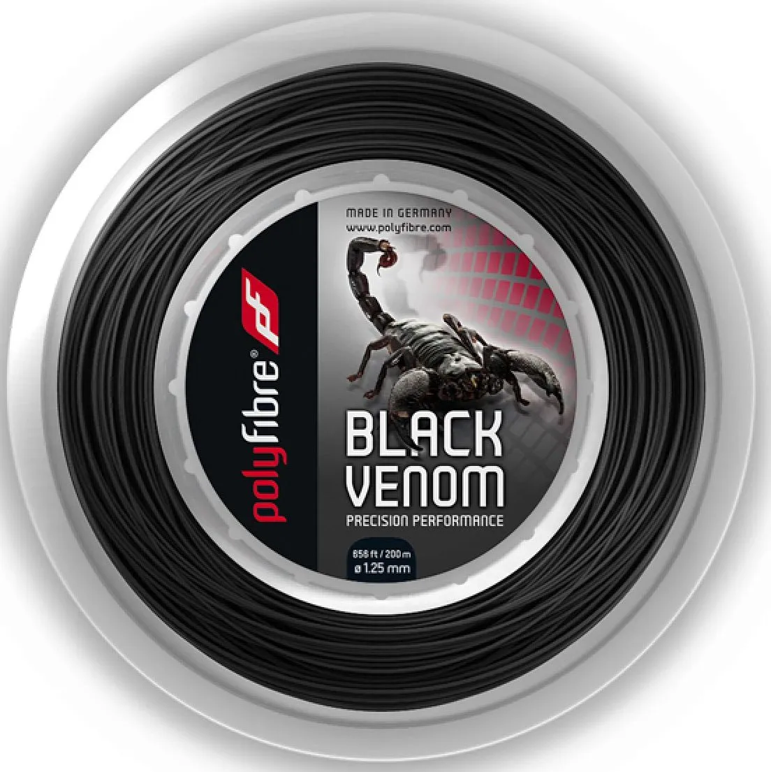 Polyfibre Black Venom (200 m) - black