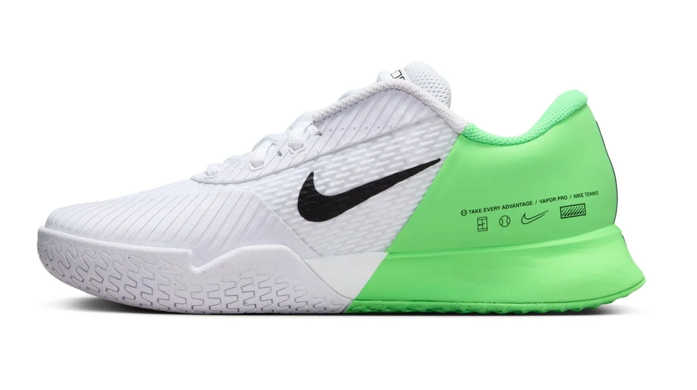 Nike Zoom Vapor Pro 2 - white/black/poison green