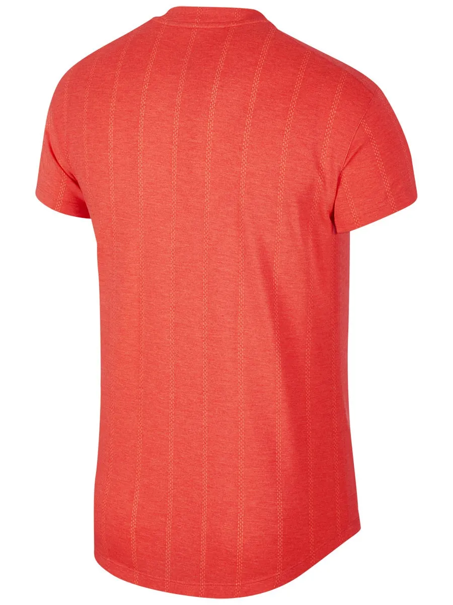 Nike Court M Challenger Top SS - habanero red/white