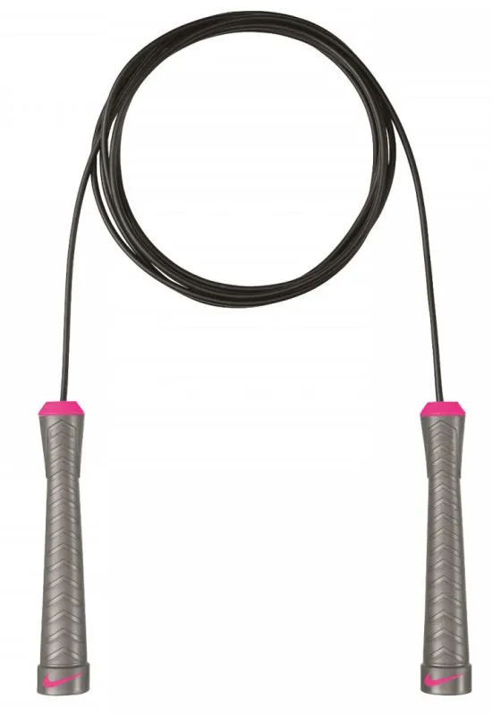 Nike Fundamental Speed Rope - grey/pink