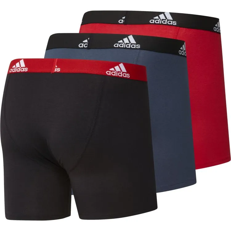 Adidas BOS Brief M 3P - black/crew navy/scarlet