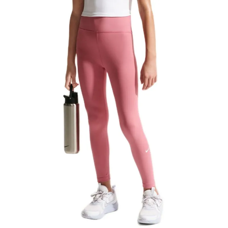 Nike Kids One Dri-Fit Tight - peony/white Nike Kids One Dri-Fit Tight - peony/white