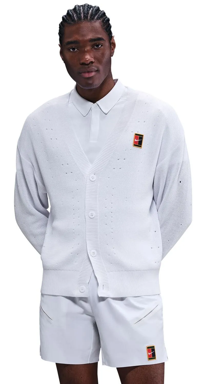 Nike Court Slam Tennis Cardigan - white 