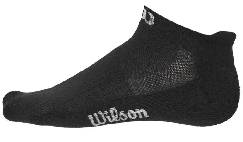 Wilson No Show Sock 3P - black