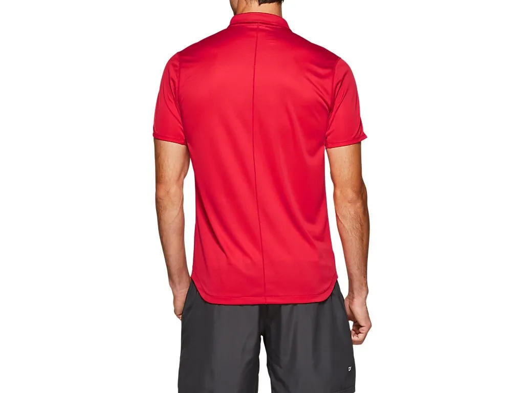 asics-club-m-polo-shirt-speed-red-2 Asics Club M Polo-Shirt - speed red