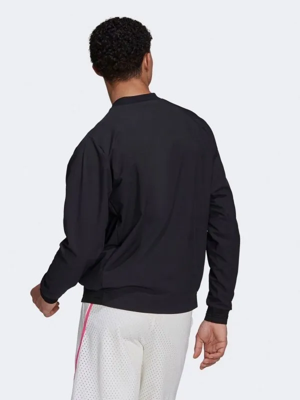 Adidas Stretch Woven Primeblue Jacket M - black/white