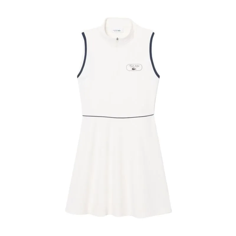 Lacoste Ultra Dry Badge Accent Tennis Heritage - white/navy blue