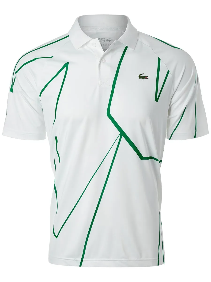 lacoste-novak-djokovic-melbourne-polo-white-green-1 Lacoste Novak Djokovic Melbourne Polo - white/green