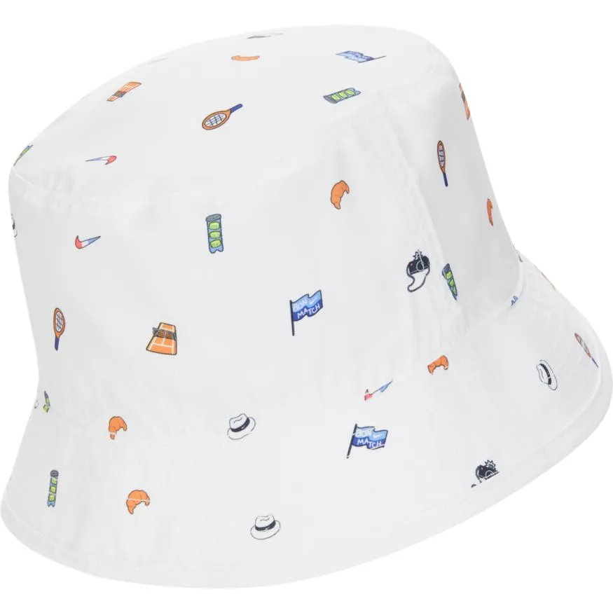 Nike Bucket Roland Garros AOP - white