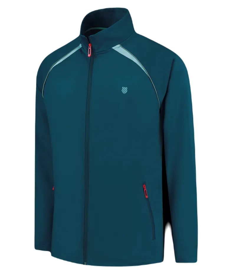 Men's Jumper K-Swiss Tac Hypercourt Tracksuit Jacket 5 - blue opal - Turquoise