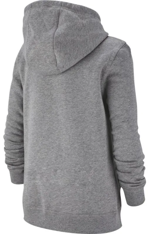 Nike NSW Hoodie FZ Club B - carbon heather/smoke grey/white