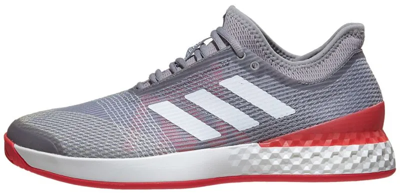 Adidas Adizero Ubersonic 3 M - light granite/white/shock red