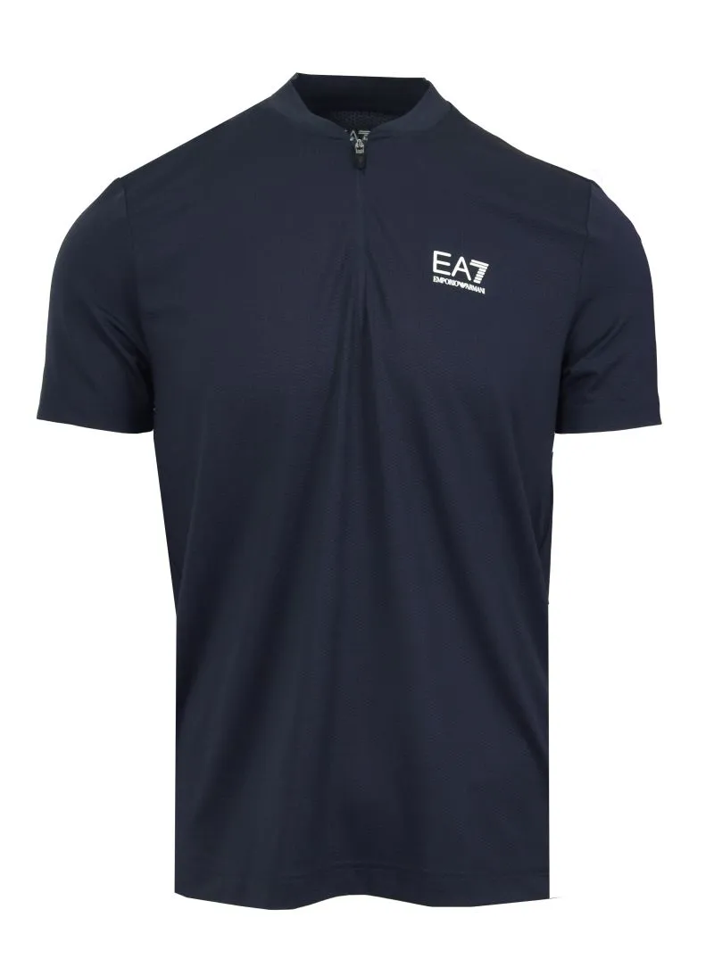 Men's Polo T-shirt EA7 Man Jersey - Blue