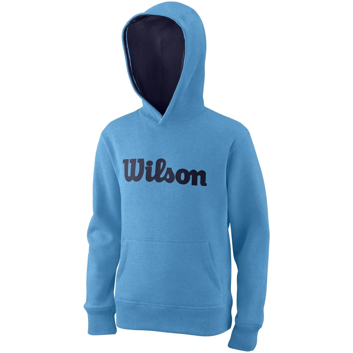 Wilson Y Script Cotton PO Hoody - coastal blue