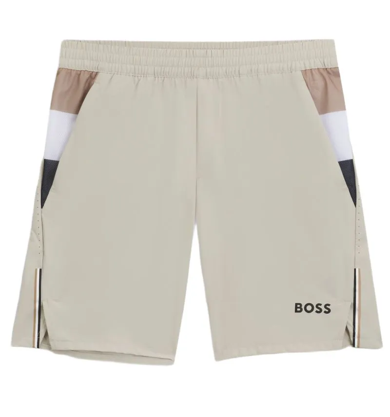 BOSS T-Match 9 inch Tennis - light beige BOSS T-Match 9 inch Tennis - light beige