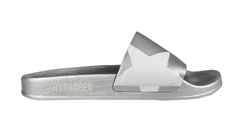 Hydrogen Cyber Slippers - silver