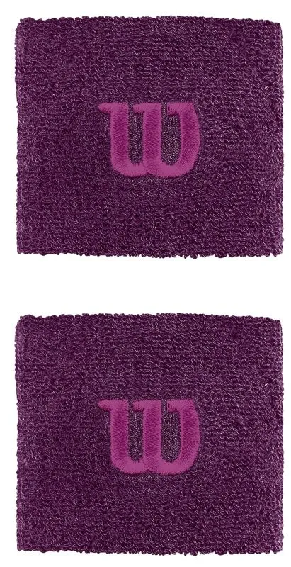 Wilson Wristbands Poignets - dark purple/very berry