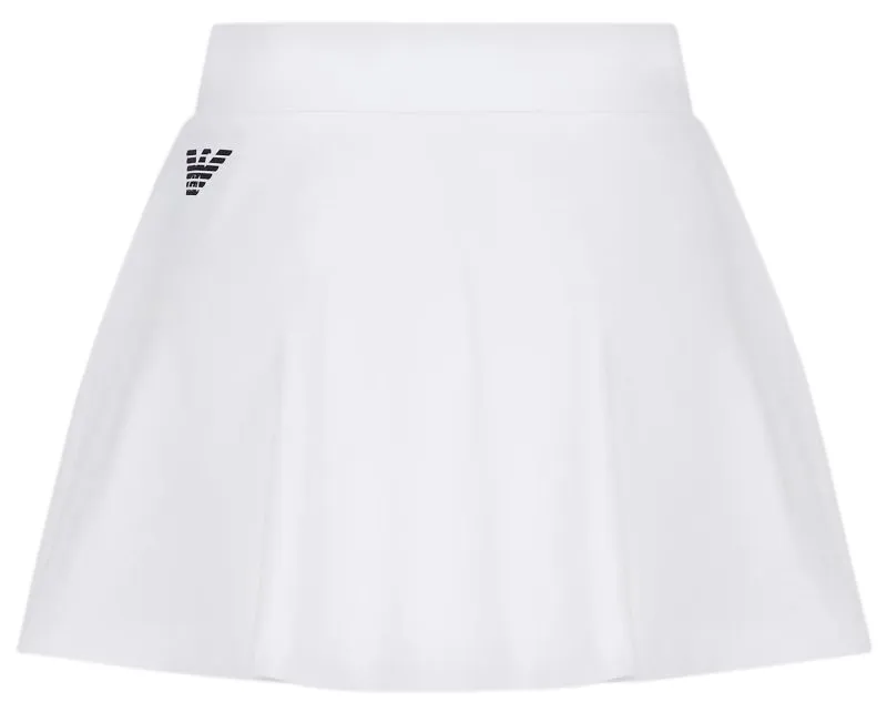 EA7 Woman Jersey Miniskirt - white