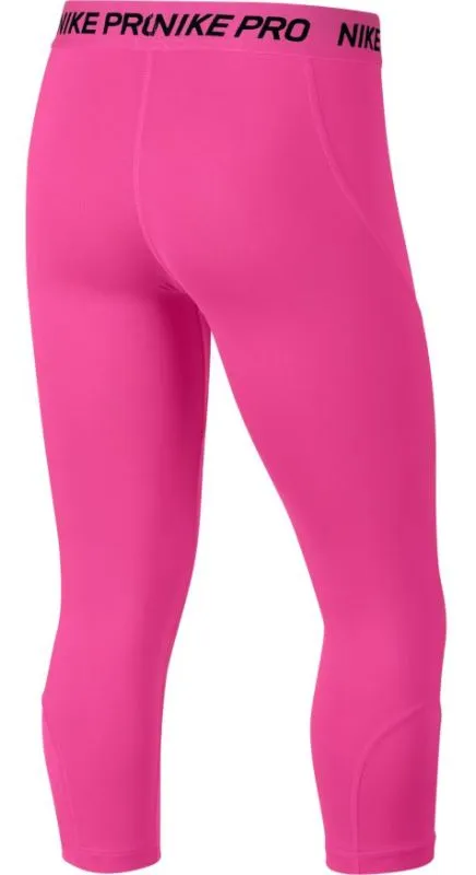 Nike Pro Capri Girls - vivid pink/black