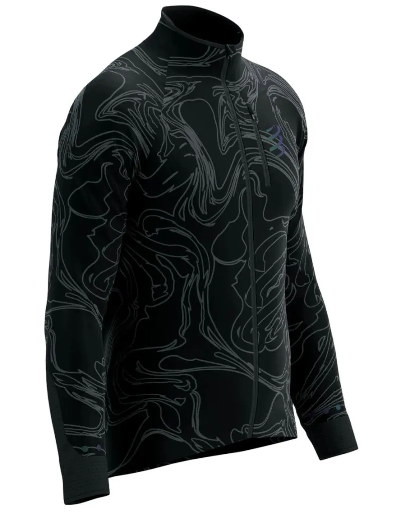Compressport Hurricane Windproof - black/aurora 